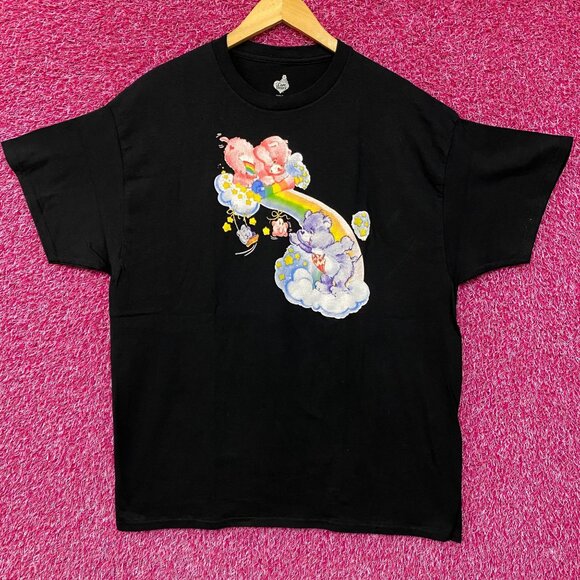 Care Bears Rainbow Rescue Cheer Bear Share Bear Movie t-shirt large - Picture 3 of 4